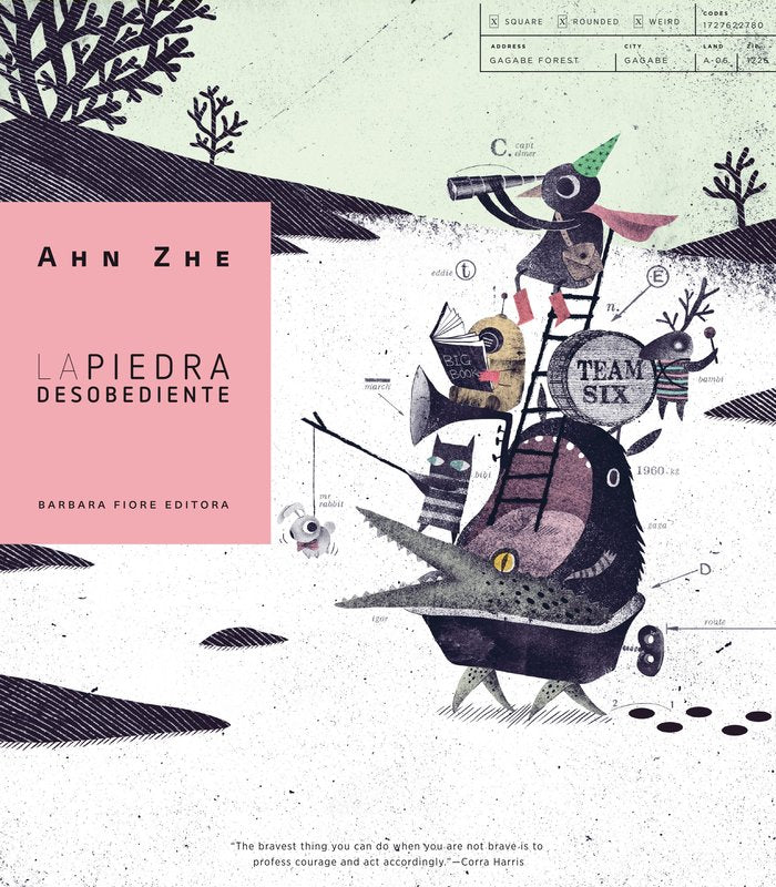 La piedra desobediente, de Zhe, Ahn | portada del libro