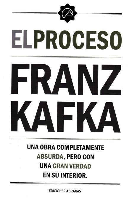PROCESO,EL, de KAFKA | portada del libro