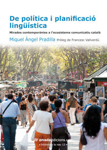 De política i planificació lingüística, de Pradilla Cardona | portada del libro