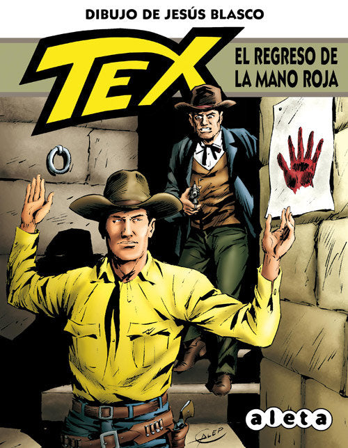 Tex, El regreso de la mano roja, de Nizzi | portada del libro