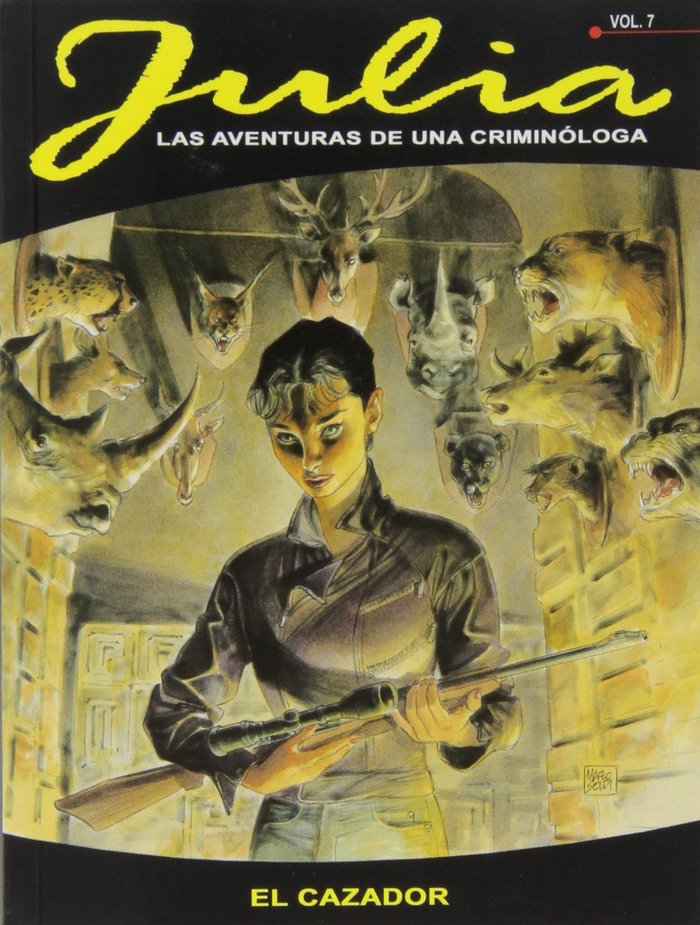 Julia 7, El cazador, de Berardi | portada del libro