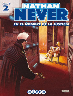 Nathan Never, En el nombre de la justicia, de Medda | portada del libro