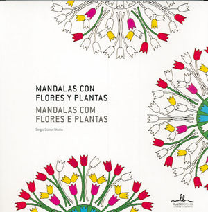 Mandalas con flores y plantas, de Sergio Guinot Studio | portada del libro