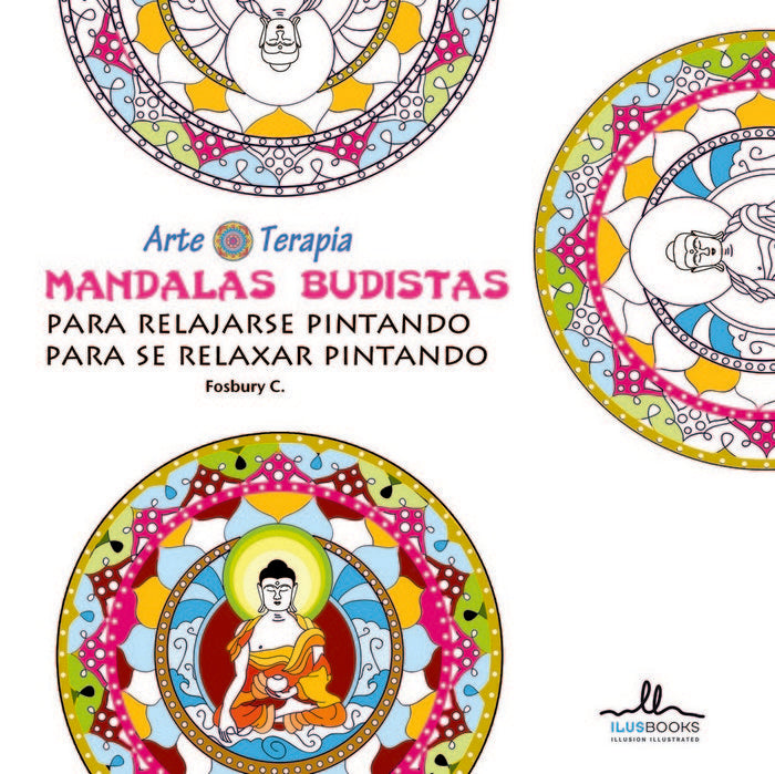 Mandalas BUDISTAS, para relajarse pintando, de Fosbury C. | portada del libro