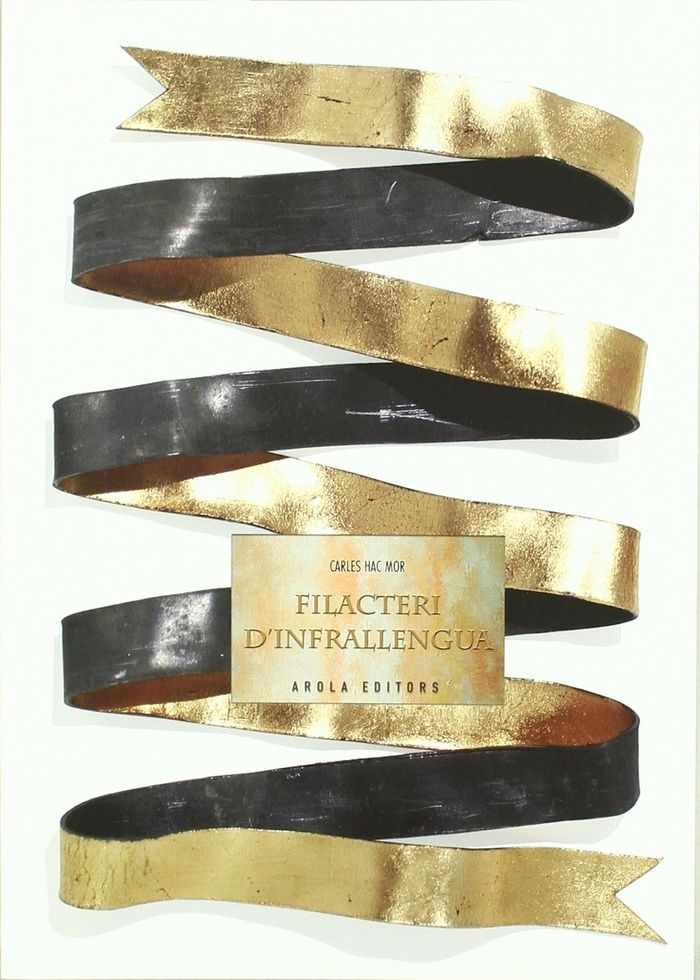 Filacteri d'infrallengua, de Hac Mor | portada del libro