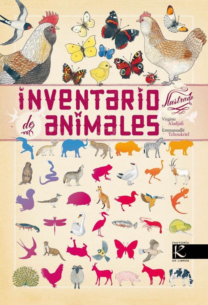 Inventario ilustrado de animales, de Aladjidi, Virginie | portada del libro