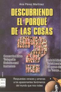 DESCUBRIENDO EL PORQUÉ DE LAS COSAS, de Pérez Martínez, Ana | portada del libro