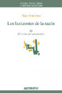 Los horizontes de la razón, III, de ZEMELMAN | portada del libro