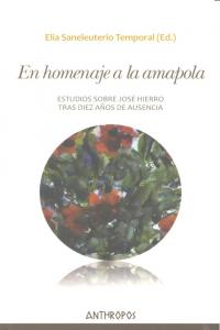 En homenaje a la amapola, de SANELEUTERIO TEMPORAL, ELIA | portada del libro