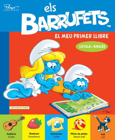 Els Barrufets. El meu primer llibre (Català-Anglès), de Culliford, Pierre | portada del libro