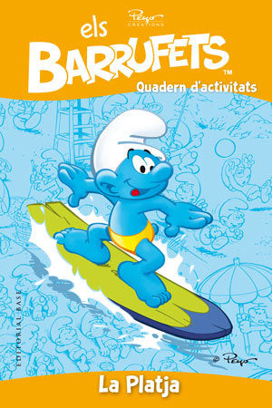 Els Barrufets. Quadern d'activitats. Platja, de Culliford, Pierre | portada del libro