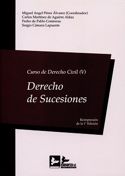 CURSO DERECHO CIVIL V, de PEREZ ALVAREZ | portada del libro