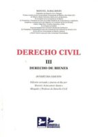 DERECHO CIVIL TOMO III, de Manuel Albaladejo | portada del libro
