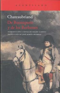 De Buonaparte y de los Borbones, de de Chateaubriand, François | portada del libro