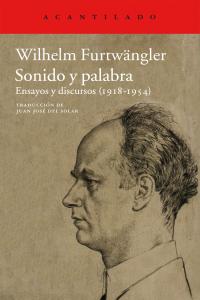 Sonido y palabra, de Furtwängler | portada del libro