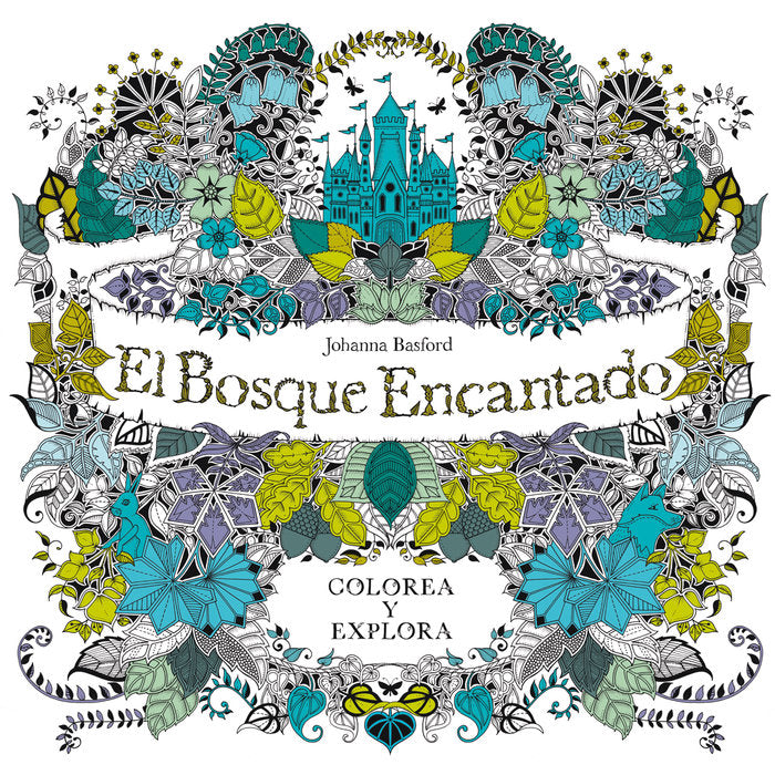 Bosque encantado, de Basford | portada del libro