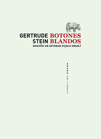 Botones blandos, de Stein, Gertrude | portada del libro