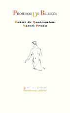PROFESOR DE BELLEZA PT-1120, de Marcel Proust | portada del libro