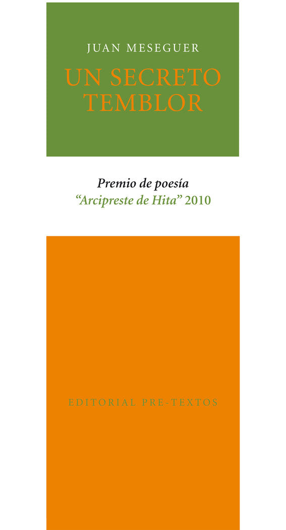 SECRETO TEMBLOR, de Meseguer Velasco | portada del libro