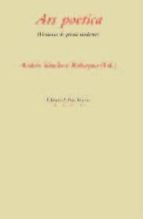 ARS POETICA PT-1146, de ANDRES (ED.) SANCHEZ ROBAYNA | portada del libro