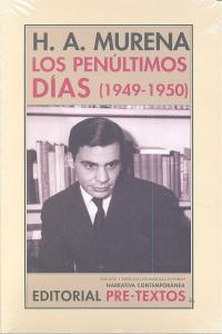 PENULTIMOS DIAS (1949-1950), de Álvarez Murena | portada del libro