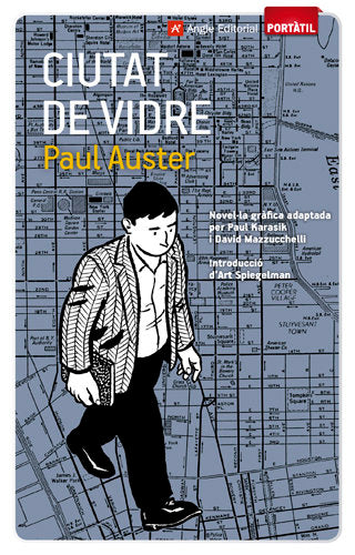 Ciutat de vidre, de Auster, Paul | portada del libro