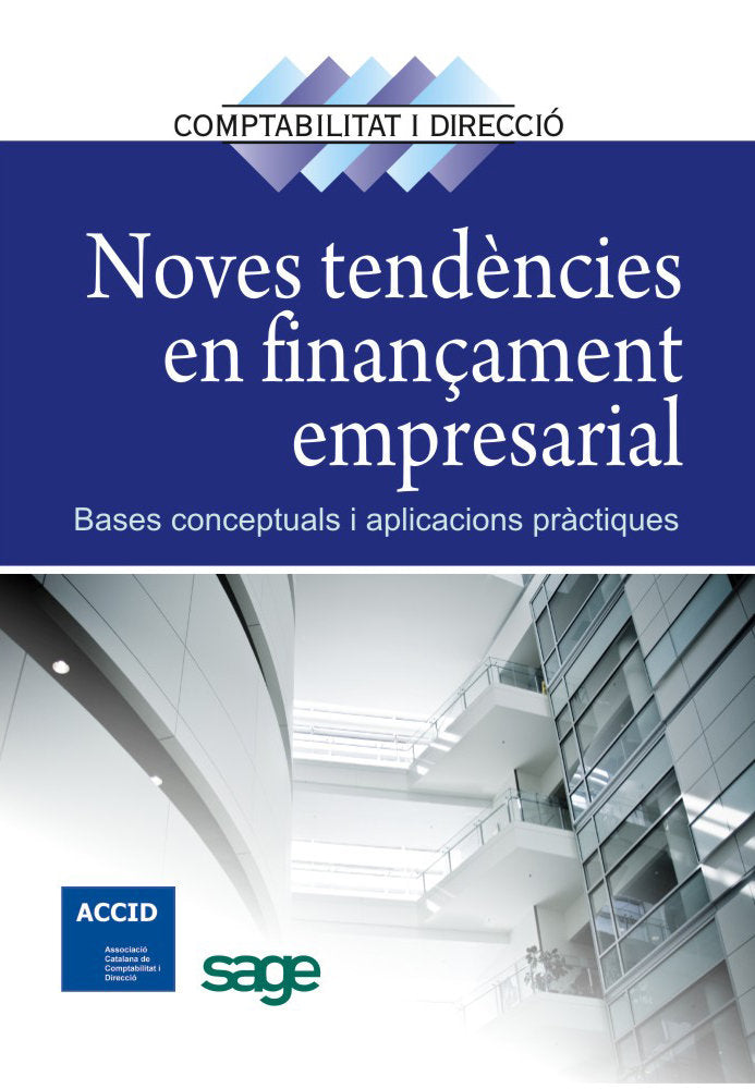 Noves tendències en finançament empresarial, de ACCID | portada del libro