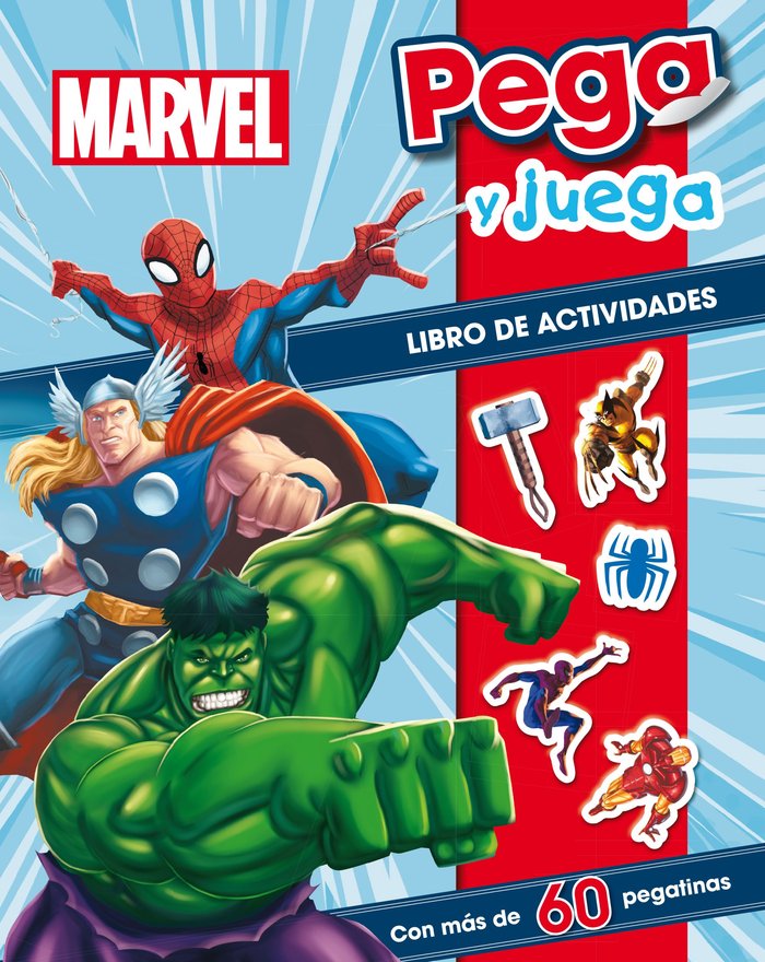 Marvel. Pega y juega, de Marvel | portada del libro