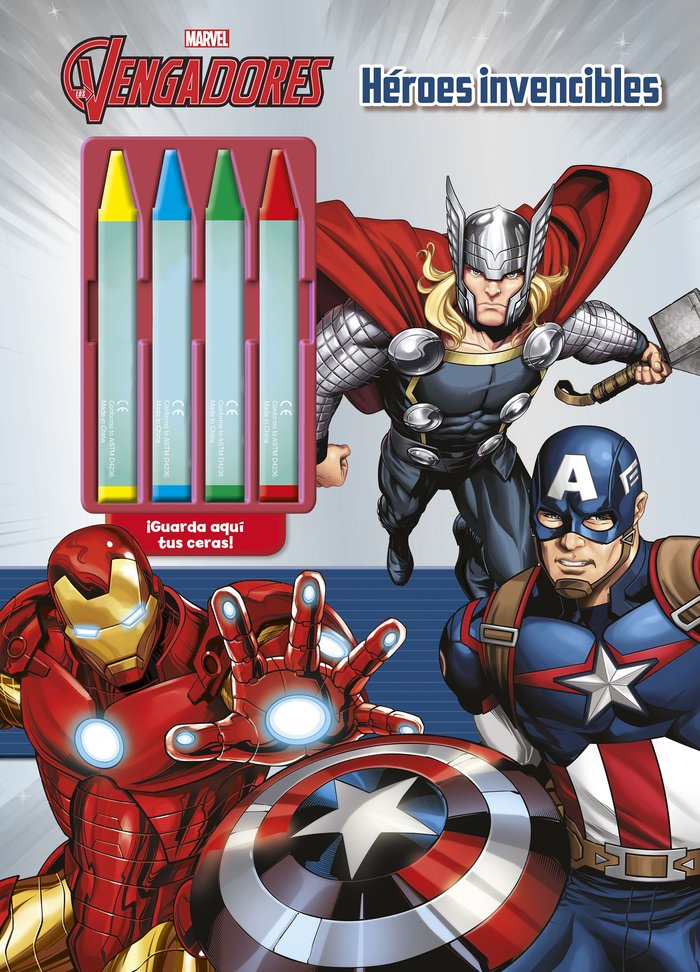 Los Vengadores. Héroes invencibles, de Marvel | portada del libro