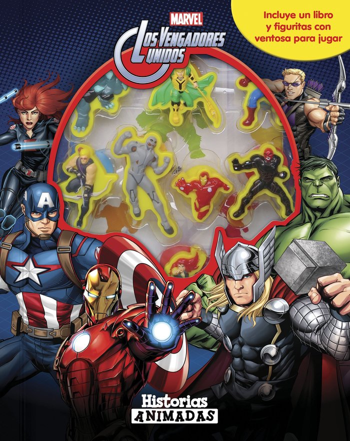 Los Vengadores. Historias animadas, de Marvel | portada del libro