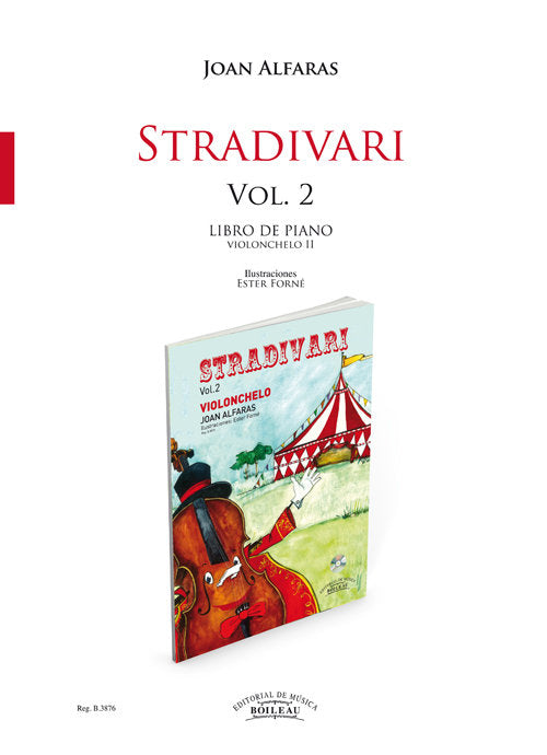 Stradivari - Violonchelo y piano. Vol. 2, de Alfaras, Joan | portada del libro