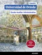 Escala Auxiliar Administrativa, Universidad de Oviedo. Temario, de Varios autores | portada del libro