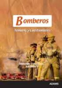 Temario-cuestionario Bomberos materiales espec¡ficas I, de AA.VV. | portada del libro