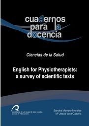 English for Physiotherapists: a survey of scientific texts, de Jesús Vera Cazorla | portada del libro
