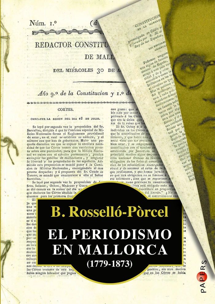 El periodismo en Mallorca (1779-1873), de Rosselló-Pòrcel, Bartomeu | portada del libro