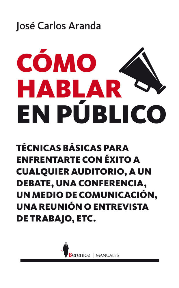 Cómo hablar en público, de Aranda Aguilar, José Carlos | portada del libro