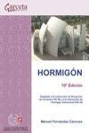 HORMIGON, de Fernández Canovas | portada del libro