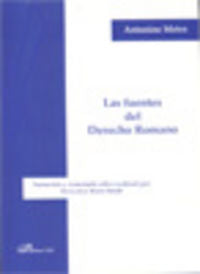 Las fuentes del derecho romano, de Metro (italiano), Antonino | portada del libro