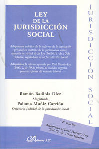 Ley de la jurisdicción social 2012, de Badiola Díez | portada del libro
