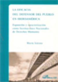 La eficacia del defensor del pueblo en Iberoamérica, de Iráizoz López-Arroba, María | portada del libro