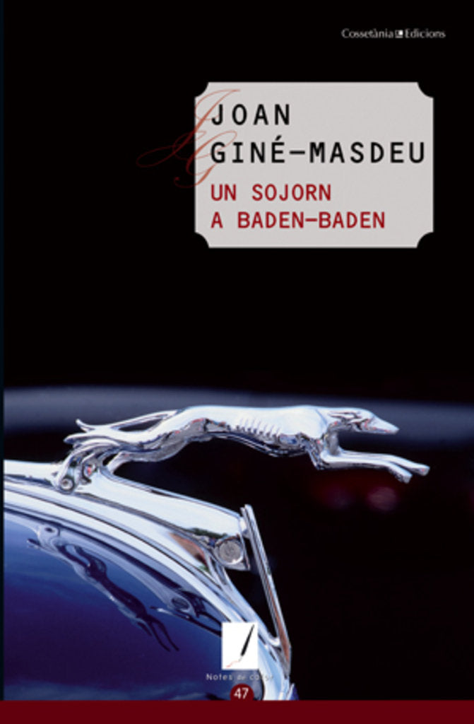 UN SOJORN A BADEN-BADEN, de GINE MASDEU, JOAN | portada del libro