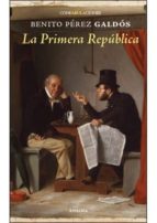 La primera república, de Benito Pérez Galdós | portada del libro