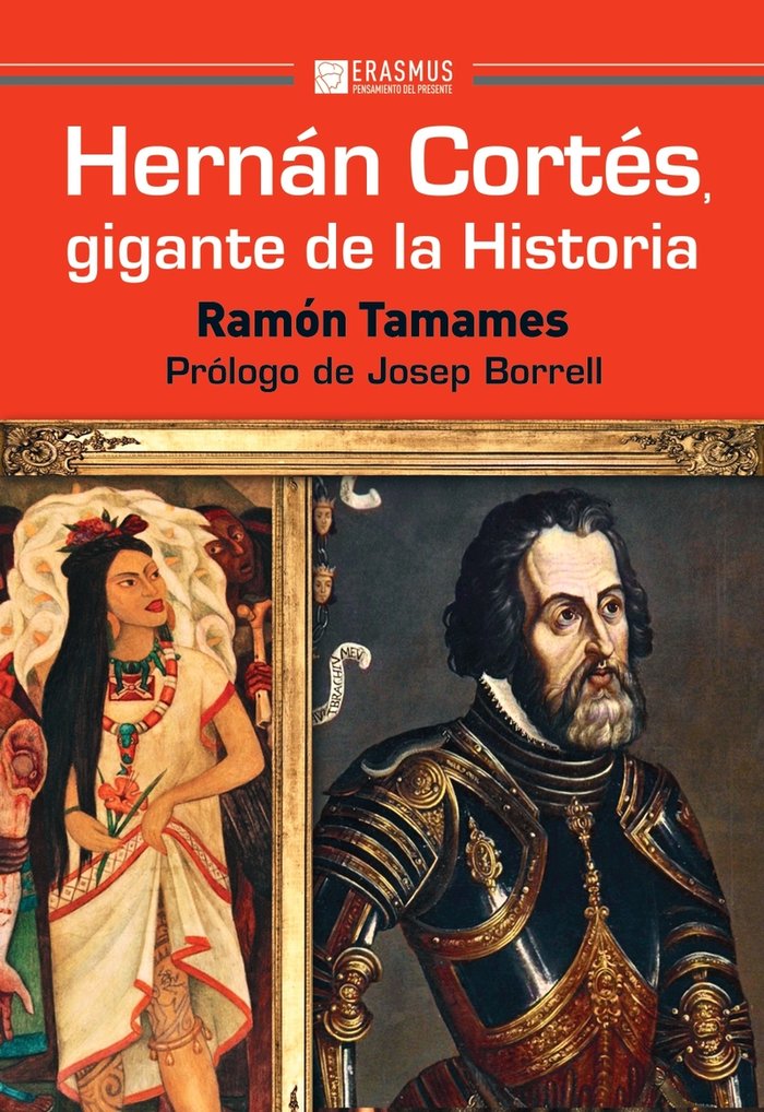 Hernán Cortés, gigante de la historia, de Tamames Gómez, Ramón | portada del libro
