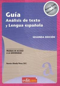 Guía Análisis de Texto y Lengua Española. 2ª Ed., de ALMELA PÉREZ | portada del libro