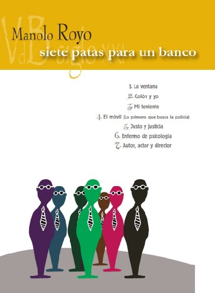 Siete patas para un banco, de Royo, Manolo | portada del libro