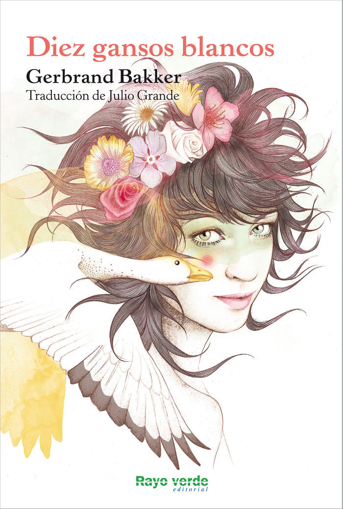 Diez gansos blancos, de Bakker, Gerbrand | portada del libro