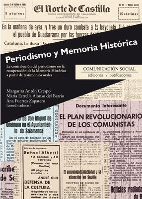 Periodismo y memoria histórica, de Antón Crespo, Margarita | portada del libro