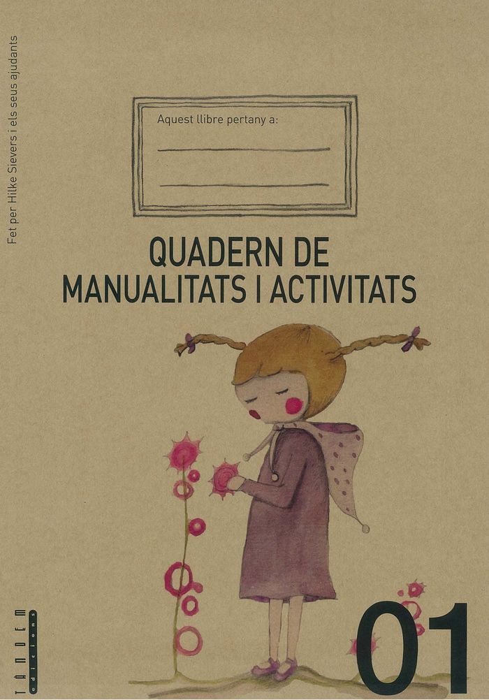 Quadern de manualitats i activitats 01, de SIEVERS, HILKE | portada del libro