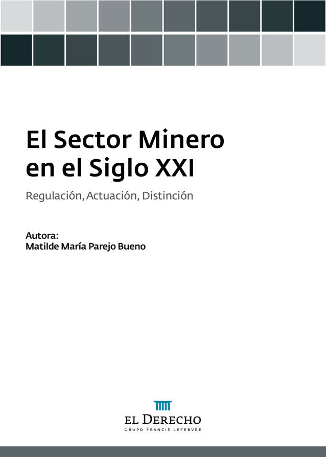 El sector minero en el Siglo XXI, de Parejo Bueno | portada del libro