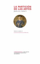 PARTICIÓN DE LAS ARTES, LA, de Jean-Luc Nancy | portada del libro